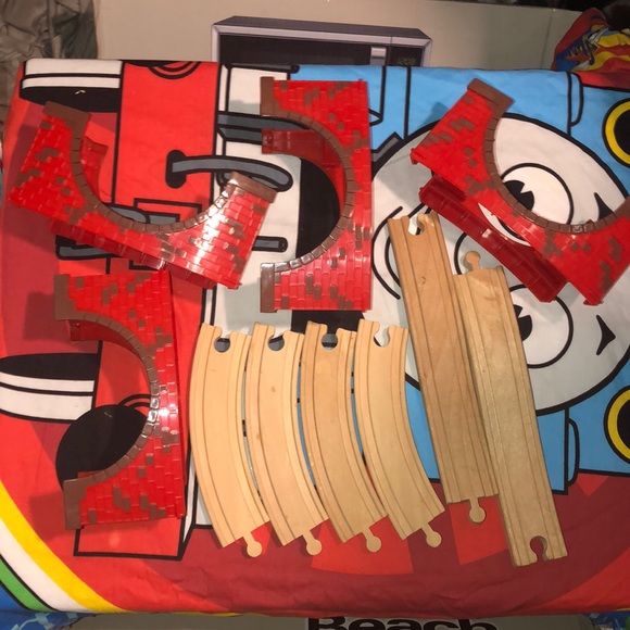 curved bridge w/ track & 2 ascending tracks - Picture 7 of 8